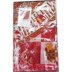 Покрывало хлопковое (Индия) с рисунками 210x135 см - фото 196334