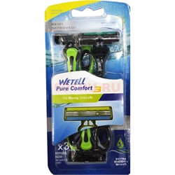 Набор из 3 бритв с 3 лезвиями Wetell Pure Comfort 3 - фото 199466