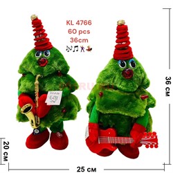 Музыкальная игрушка Елка с инструментами (KLC-6420) высота 40 см - фото 201151