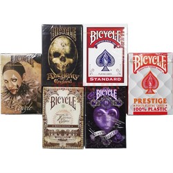 Карты для покера Bicycle Байсикл в ассортименте (США) 54 карты - фото 201316