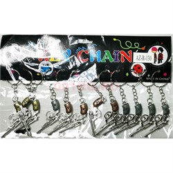 Брелок металлический (AZ-R-130) револьвер 12 шт/упаковка - фото 202425