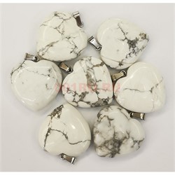 Сердце подвеска 3x3 см из кахалонга (цена за 1 шт) - фото 202540