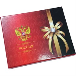 Набор подарочный (D-1719) с флягой 8 унций + нож и ручка + 2 стаканчика - фото 202879