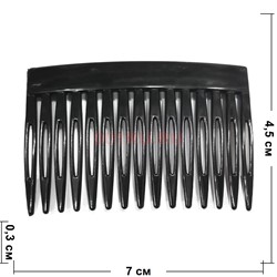 Гребень черный малый 144 шт/упаковка (RV-3221) - фото 203367