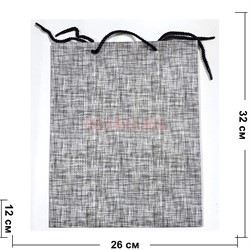 Пакет подарочный «штрихи» 26x32 см 12 шт/упаковка - фото 213174