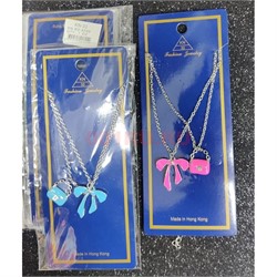 Парные подвески (BS-4599) сумочка и бантик 12 пар/упаковка - фото 215003