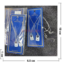 Парные подвески (BS-4598) котик в сумочке 12 пар/упаковка - фото 215008