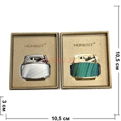 Зажигалка Honest бензиновая (BCZ808-2) цвета в ассортименте - фото 215658