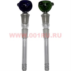 Трубка для бонга стеклянная d-15 мм 20 см длина - фото 47680