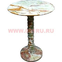 Столик из оникса 58 см (14х14 дюймов столешница) - фото 50051