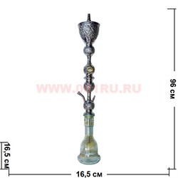Кальян сирийский 96 см (колба, шахта, тарелка) - фото 50832