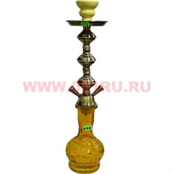 Кальян на 2 трубки KL-673 «три секции» 49 см 12 шт/кор (цвета в ассортименте) - фото 55005