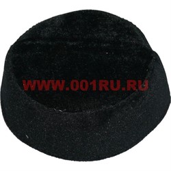 Тюбетейка мусульманская черная бархатная 12 шт/упаковка - фото 55979