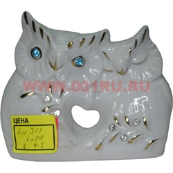 Совы пара из фарфора (JV-351) 10 см, 60 шт/кор - фото 58489