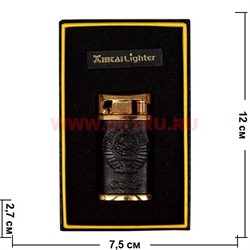 Зажигалка газовая Xintai «символика СССР и России» в коже - фото 59880