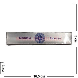 Благовония тибетские Mandala серебрянные 45 палочек безосновные - фото 60663