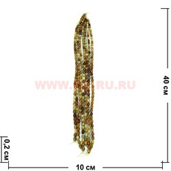 Нитка бусин яшма цена за 1 нитку, натуральный камень - фото 60678
