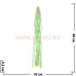 Нитка бусин нефрит "цилиндрики" цена за 1 нитку, натуральный камень - фото 60762