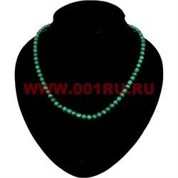 Бусы из малахита 6 мм - фото 62553