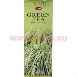 Благовония HEM "Green Tea" (Зеленый Чай) 6 шт/уп, цена за уп - фото 65790