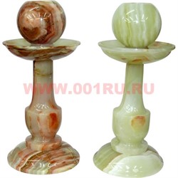 Подсвечник из оникса "маяк" 22 см (3х8 дюйма) - фото 65880