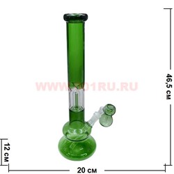 Бонг стеклянный (5мм) GB-673 цвета микс 46 см - фото 66372