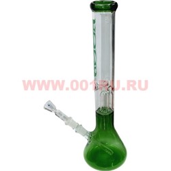 Бонг стеклянный (5мм) GB-160 Roor цветной+прозрачный 46 см - фото 66419