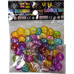 Фурнитура "пуговички" цена за 12 уп (для плетения браслетов и рукоделия 50-55 шт) - фото 67333