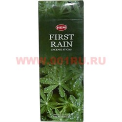 Благовония HEM First Rain (Первый дождь) 6шт/уп, цена за уп - фото 69379