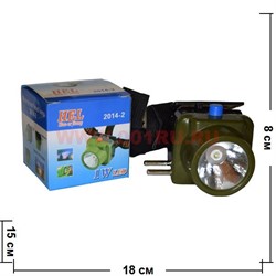 Фонарь LED налобный (2014-2) с питанием от сети - фото 69875
