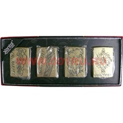 Зажигалка бензиновая "Черепа Skull Market" цена за 4 шт - фото 70000