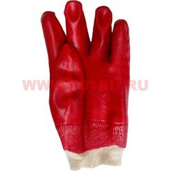 Перчатки рабочие прокрашенные Intertool прорезиненные - фото 72359