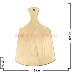 Доска для выжигания размер  23*1*14 см - фото 75976