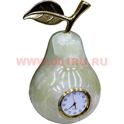 Часы из оникса Груша 14см (3х6 дюйма) - фото 76956