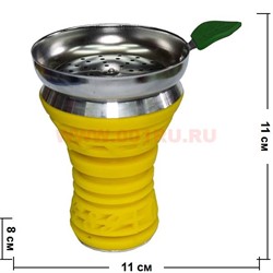 Чашка силиконовая, цвета в ассортименте - фото 77960