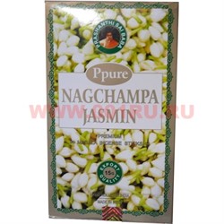 Благовония Ppure Nagchampa Jasmine 15 гр, цена за 12 штук (Жасмин) - фото 77998