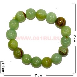 Браслет из оникса 12 мм (имитация) - фото 78763