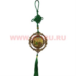 Амулет мусульманский круглый с вязью, цена за 12 шт - фото 79003