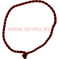 Нитка красная на руку (браслет) 100 шт/уп - фото 79287