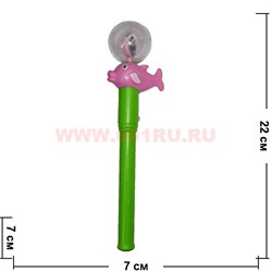 Крутяшка-светяшка "рыбка шар" 6 шт/уп - фото 80039