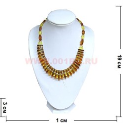 Колье из натурального янтаря "Липовый мед" на вес (100р/гр) - фото 80556