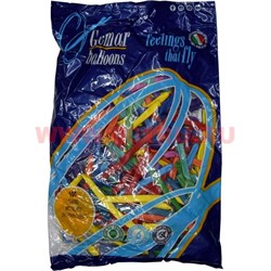 Шарики надувные 100 шт (D4/80) ШДМ (шарик для фигурок) 55801 (5х140см) - фото 84226
