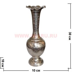 Ваза из латуни большая 30 см (Индия) - фото 86642