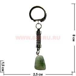 Брелок из хризопраза 10 шт/уп - фото 87178