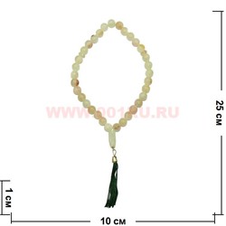 Четки из оникса 33 бусины - фото 91403