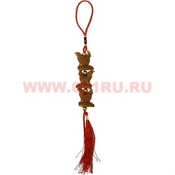 Подвеска Три Петуха под дерево 10 шт/уп - фото 91716