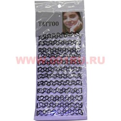 Браслет из лески Tatoo цвет черный 12 шт/упаковка - фото 91927