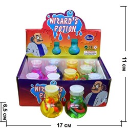 Лизун Wizard's Potion со змеями (колдовское зелье) 12 шт/уп - фото 92870