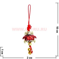 Подвеска Фен Шуй "скарабей" 10 шт/связка - фото 93735
