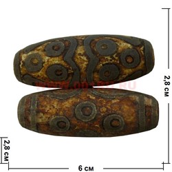 Бусина Дзи "13 глаз" 6 см - фото 94222